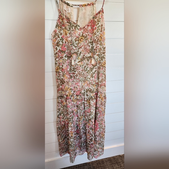 Dear John Ryo Strap halter Dress Spring Paisley Floral print  maxi NWT L… - Picture 5 of 7